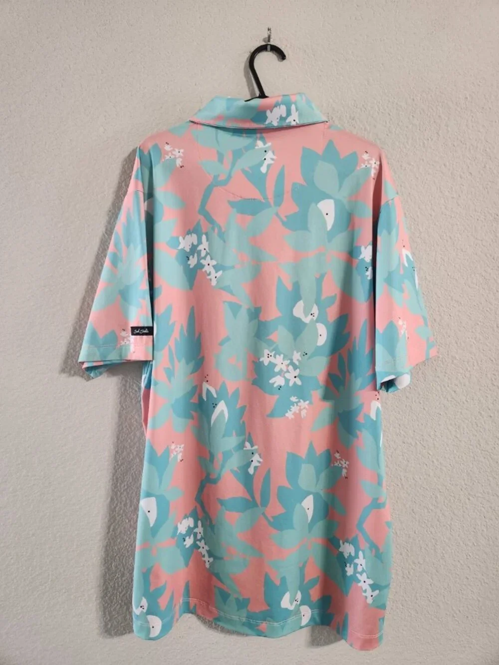 Bad Birdie Polo Men’s Medium “Land Down Unda” Short Sleeve Performance Golf Polo - Picture 5 of 5